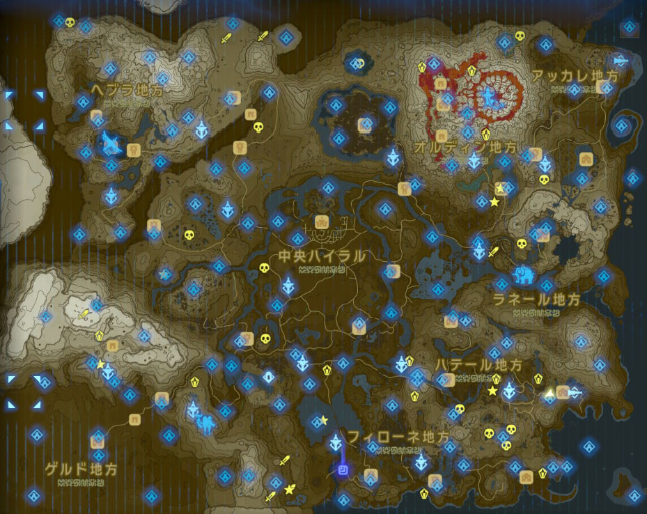 120神庙地图图片