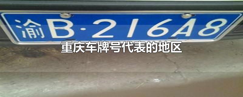 重庆开州车牌字母图片