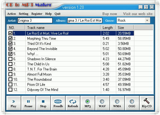 CD to MP3 Maker v2.52下载-视频软件CD to MP3 Maker v2.52pc下载